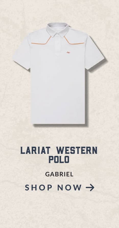 Lariat Western Polo - Gabriel