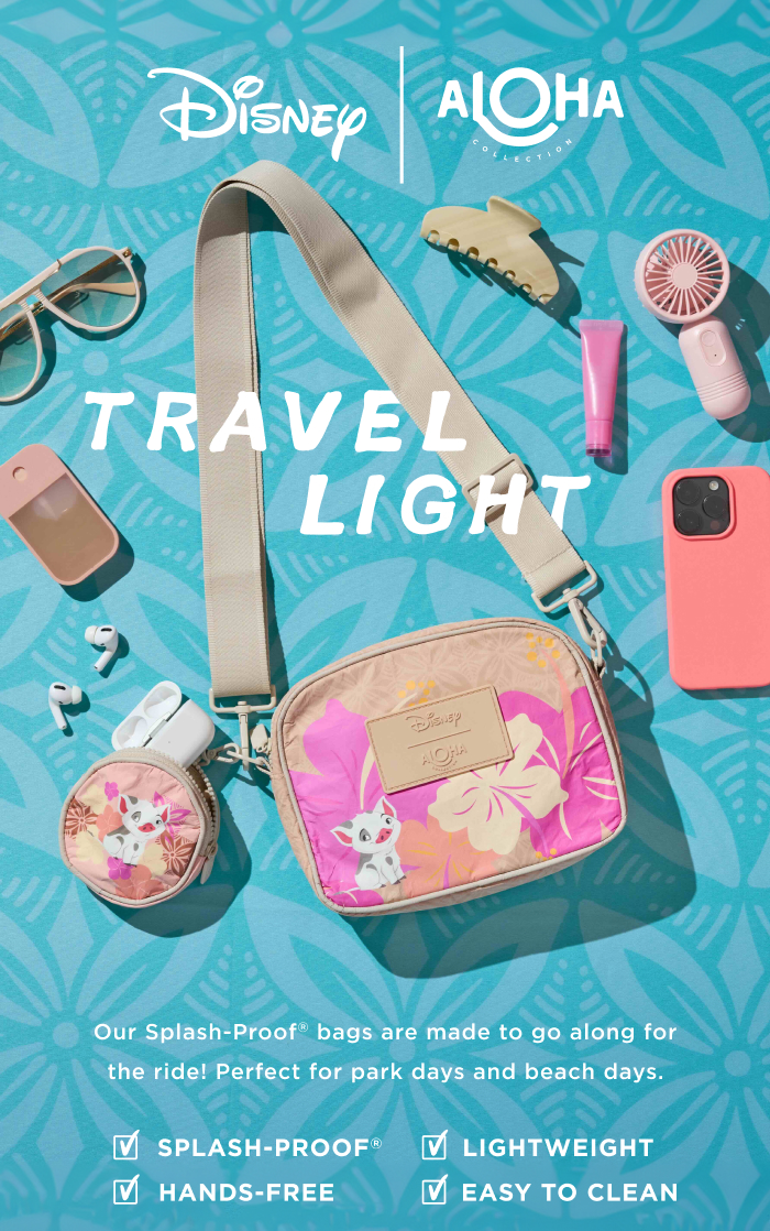 Travel Light Our Splash-Proof® bags are made to go along for the ride! Perfect for park days and beach days. Now available online and in-store. Hands-Free Splash-Proof® Lightweight Easy To Clean&nbsp;