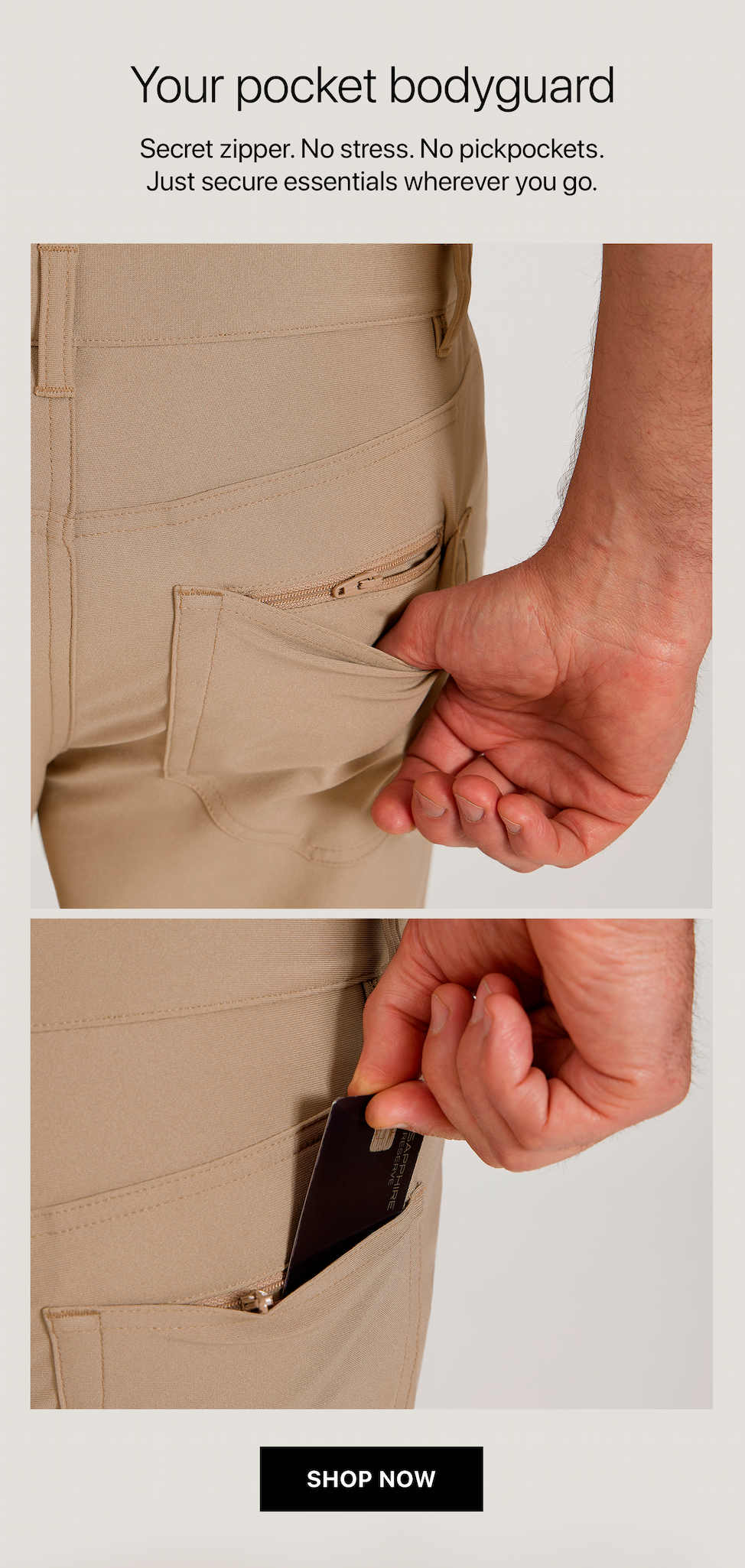 5 Pocket Travel Pants