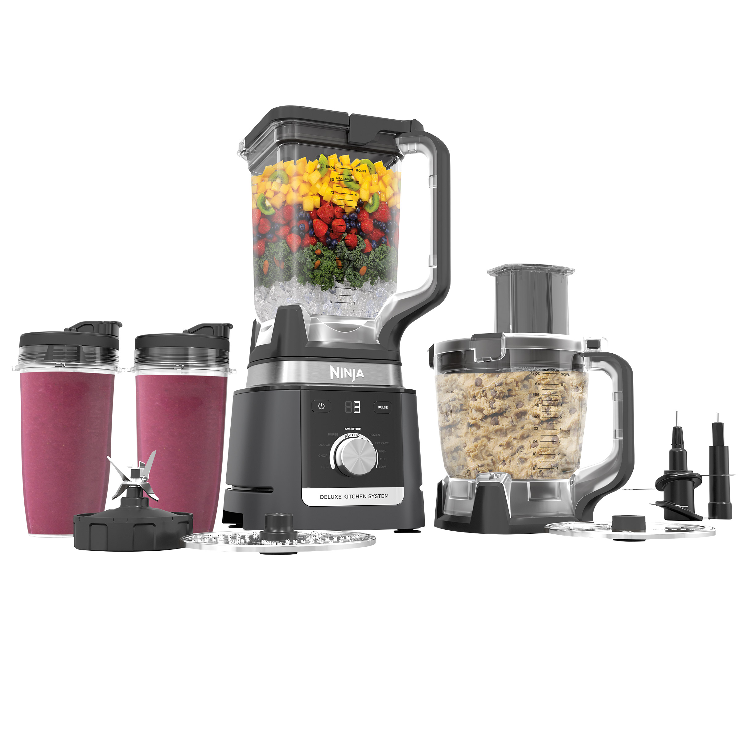 Ninja Deluxe Blender and Kitchen System with 88 oz Pitcher, 9-Cup Processor, and Auto-iQ