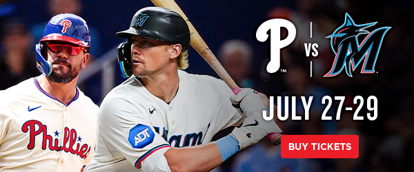 Phillies vs. Marlins - July 27-29 - Buy Tickets