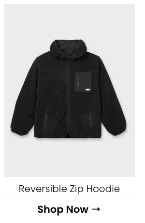 Reversible Zip Hoodie