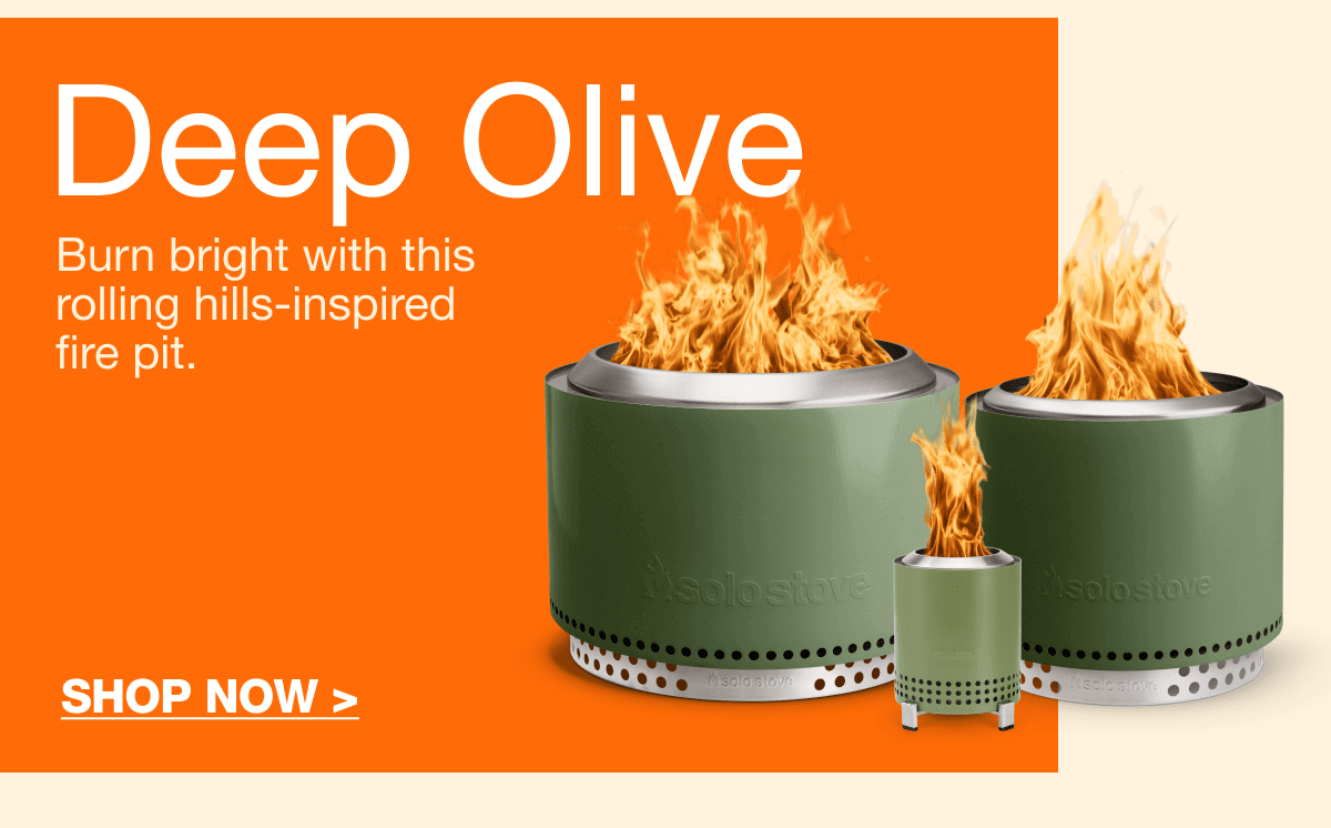 Deep Olive Color Fire Pits