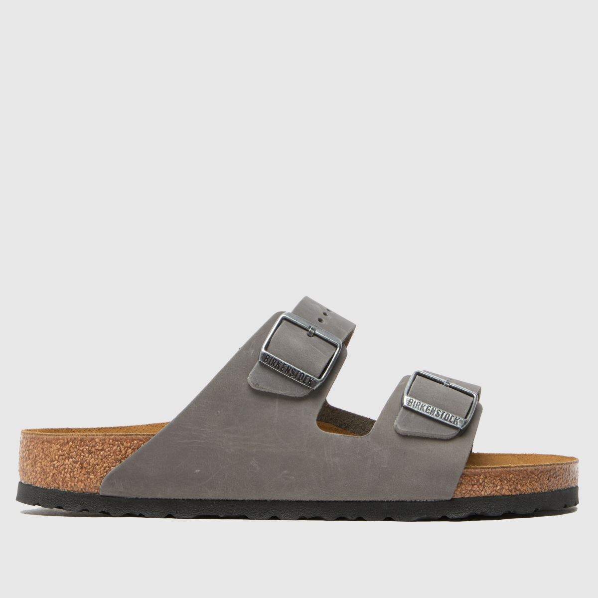 An image of a grey BIRKENSTOCK sandal