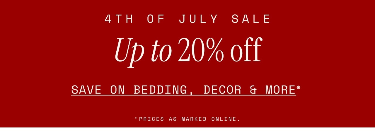 UP TO 20% OFF