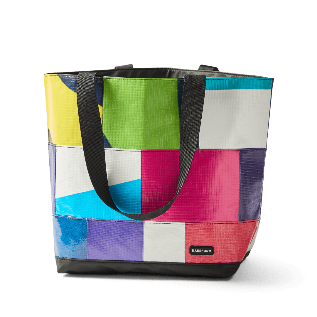 Image of Patchwork Zippered Blake Tote