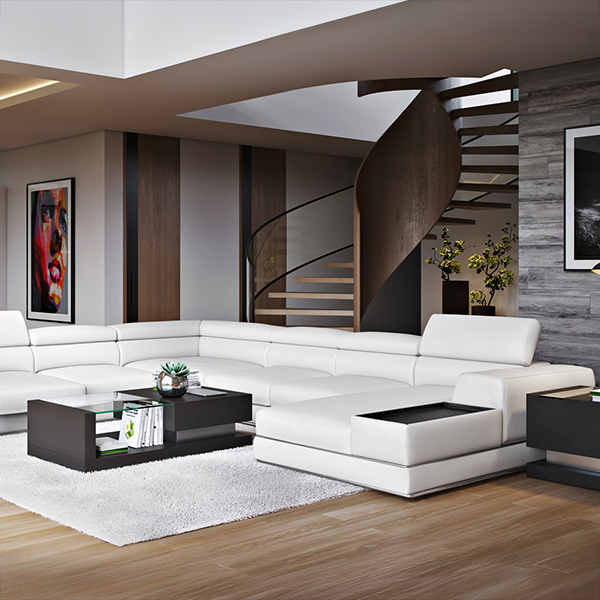 Wynn Sectional - White
