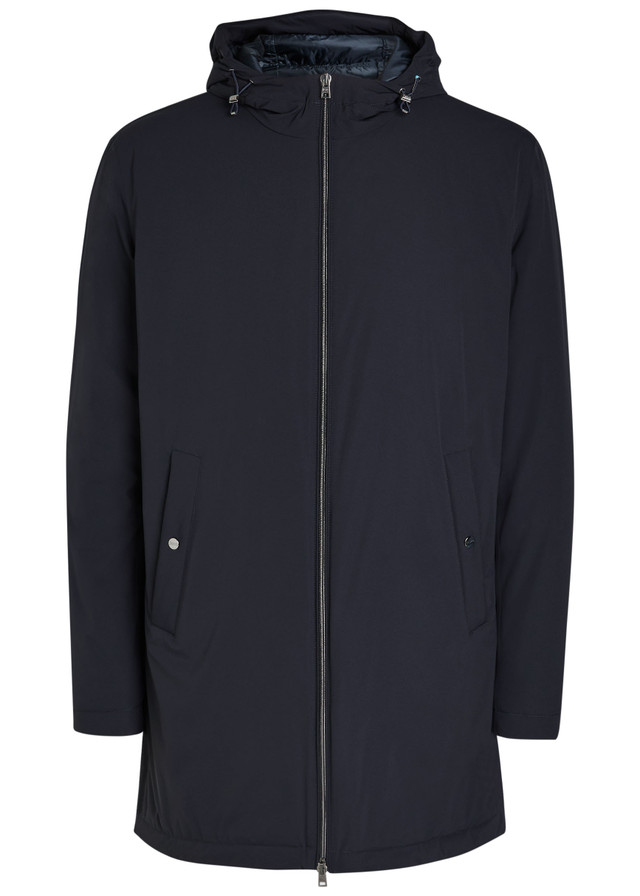 HERNO Hooded nylon jacket