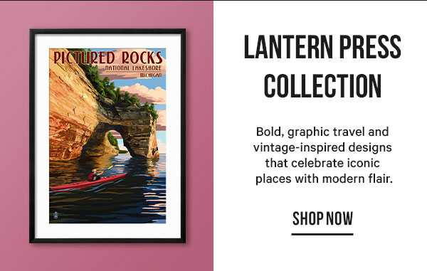 Lantern Press Collection: Bold, graphic travel and vintage-inspired designs that celebrate iconic places with modern flair.