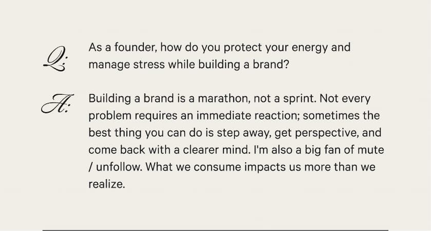 as a founder, how do you protect your energy