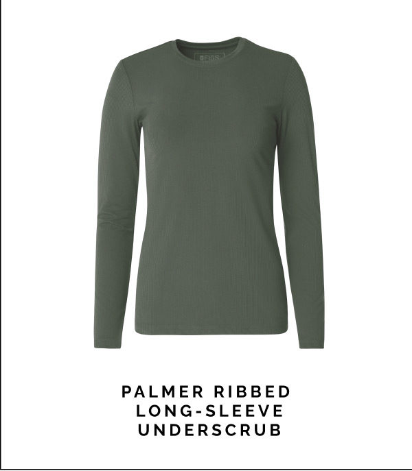 Palmer Ribbed Long-Sleeve Underscrub