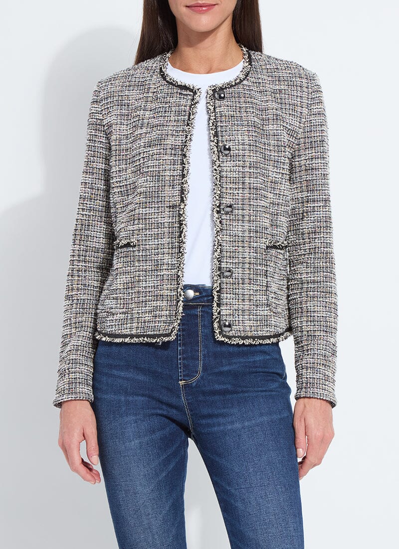 Image of Charlotte Collarless St Tweed Jacket