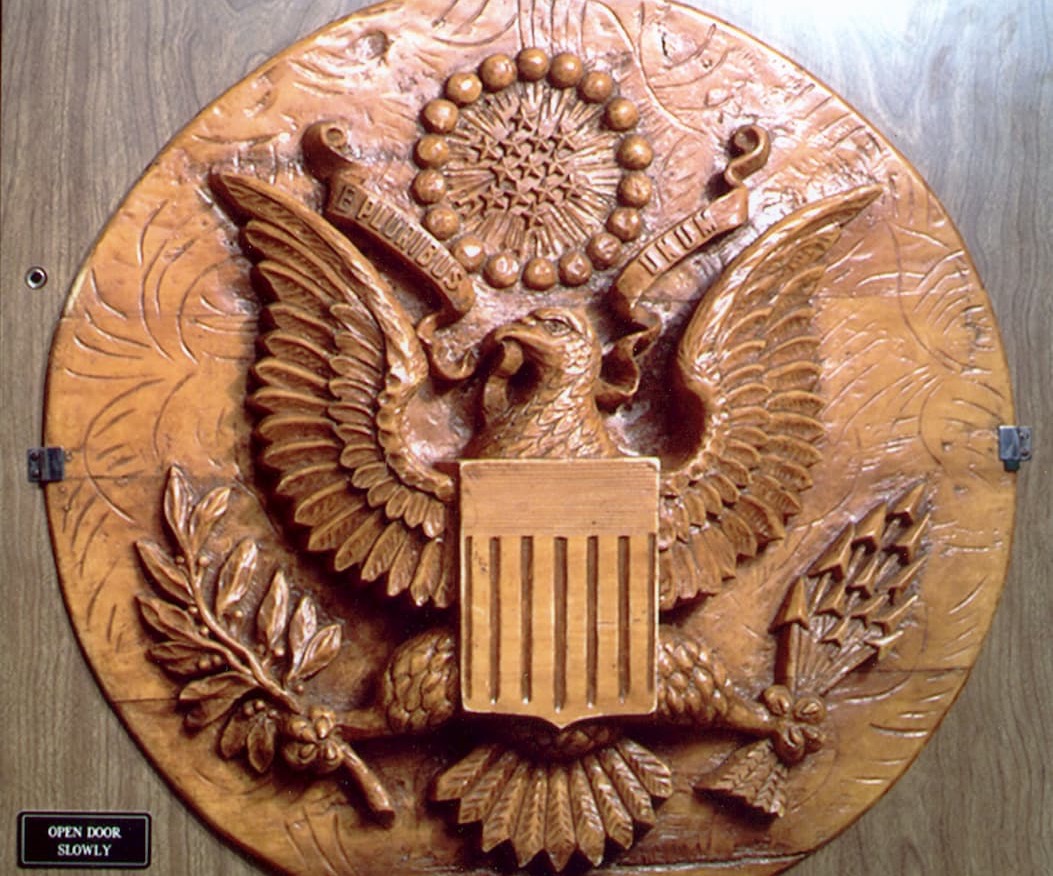 The Great Seal that held a listening device. 