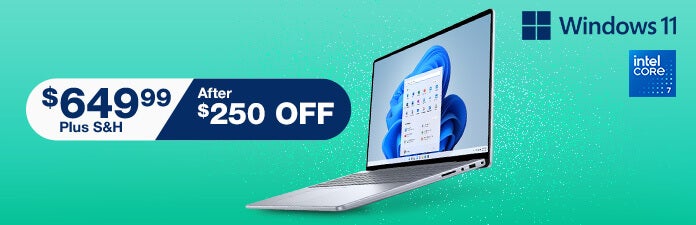 Dell 16-inch Touchscreen Laptop $649.99 After $250 OFF Plus S&H