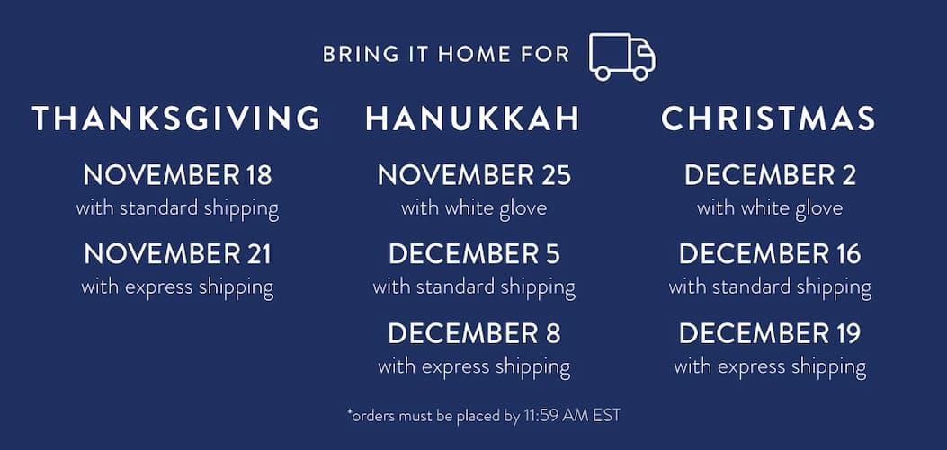 Bring it home for the Holidays