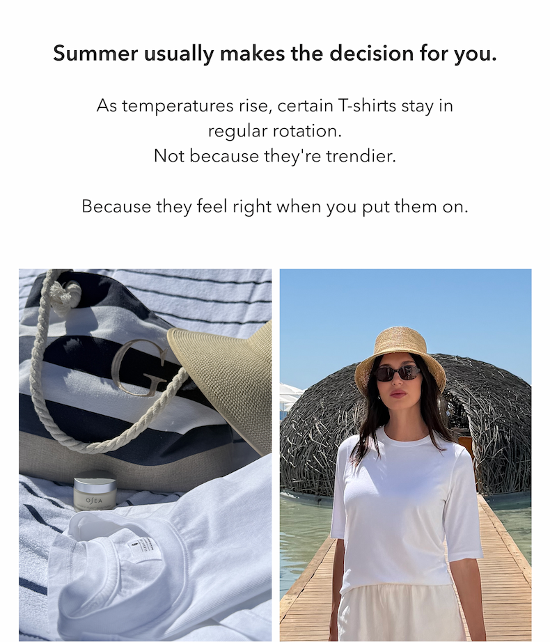 Summer usually makes the decision for you.