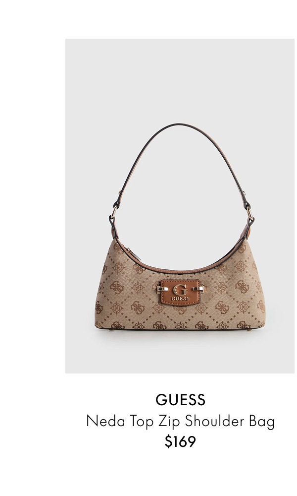 GUESS Neda Top Zip Shoulder Bag