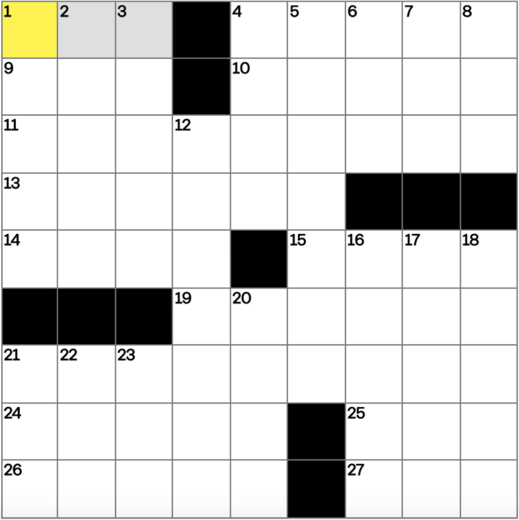 Click here to play today's puzzle.