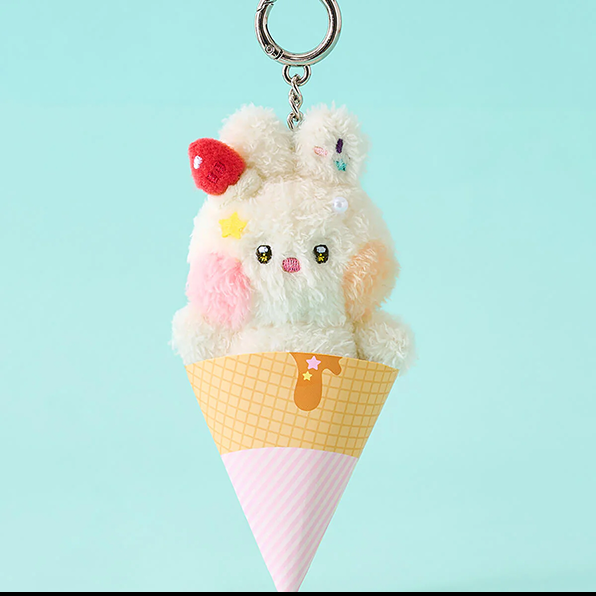 mini conini Ice Cream Keyring