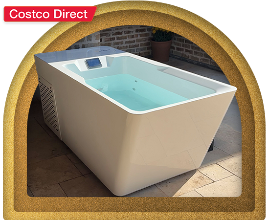 LifeTrend Solitude Integrated Cold Plunge and Hot Soak Tub