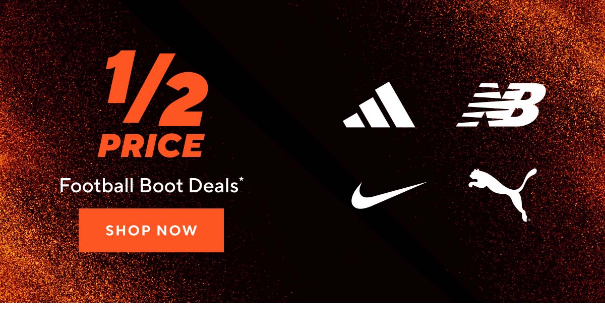 1/2 Price Football Boot Deals