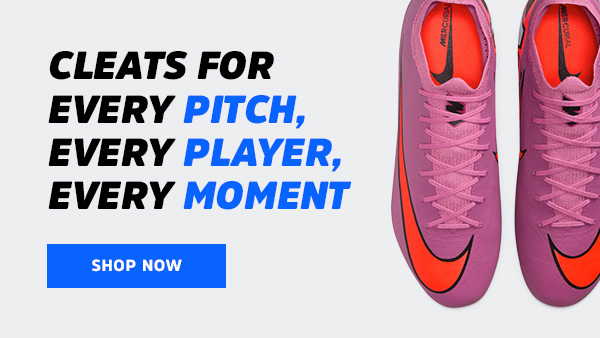 Cleats for every pitch, every player, every moment