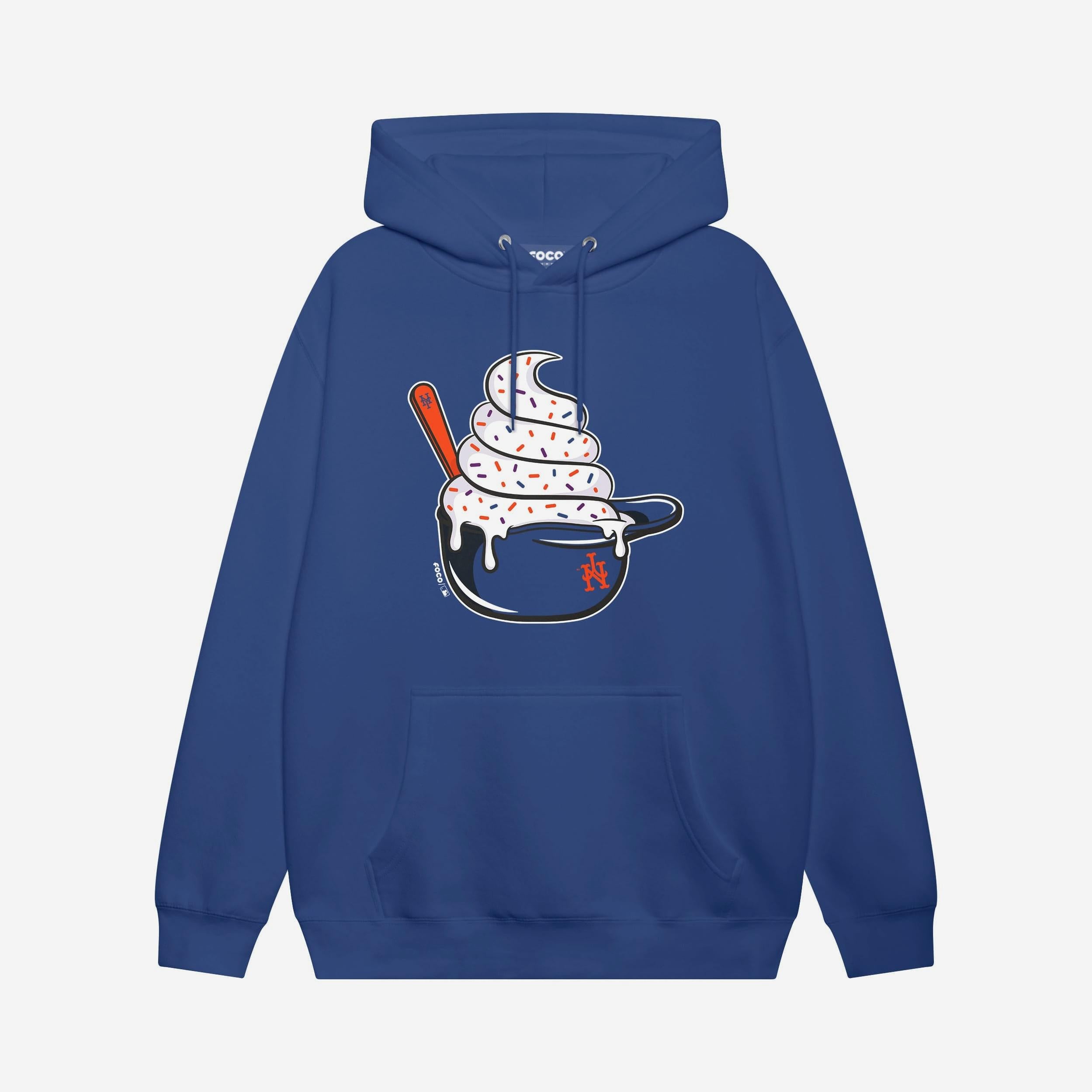 Image of New York Mets Ice Cream Helmet Hoodie