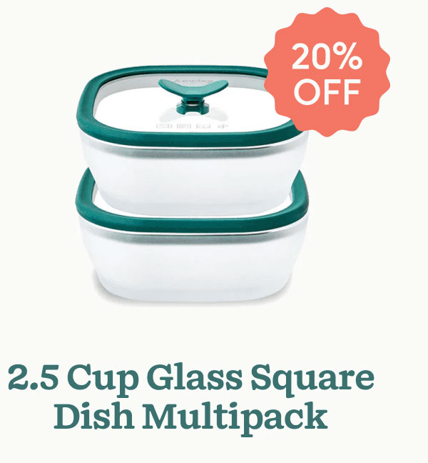 2.5 Cup Glass Square Dish Multipack 