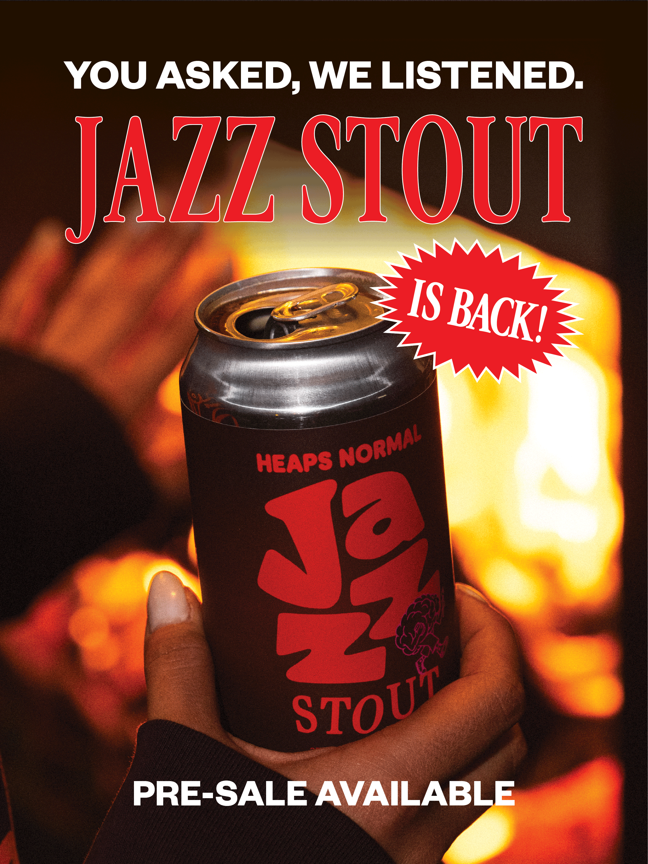 Jazzzz Stout is BACK! 