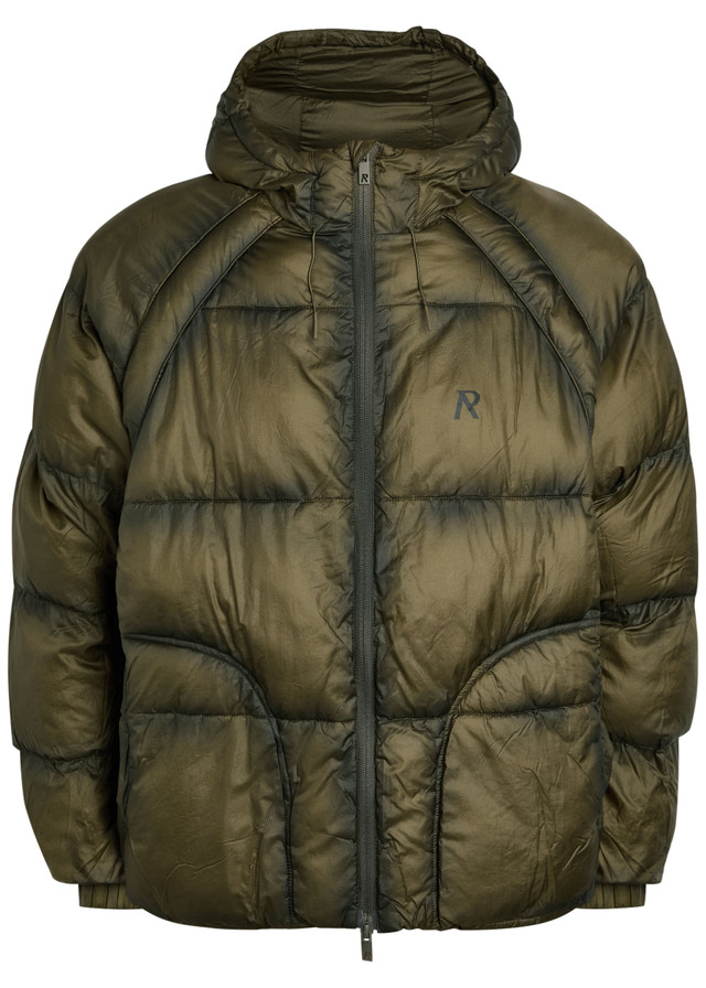 REPRESENT Hooded nylon jacket