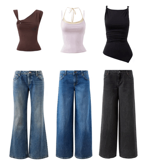 Jeans and a cute top. Shop now.