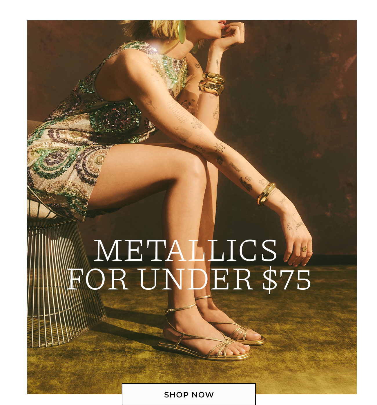 Metallics For Under $75 | Shop Now