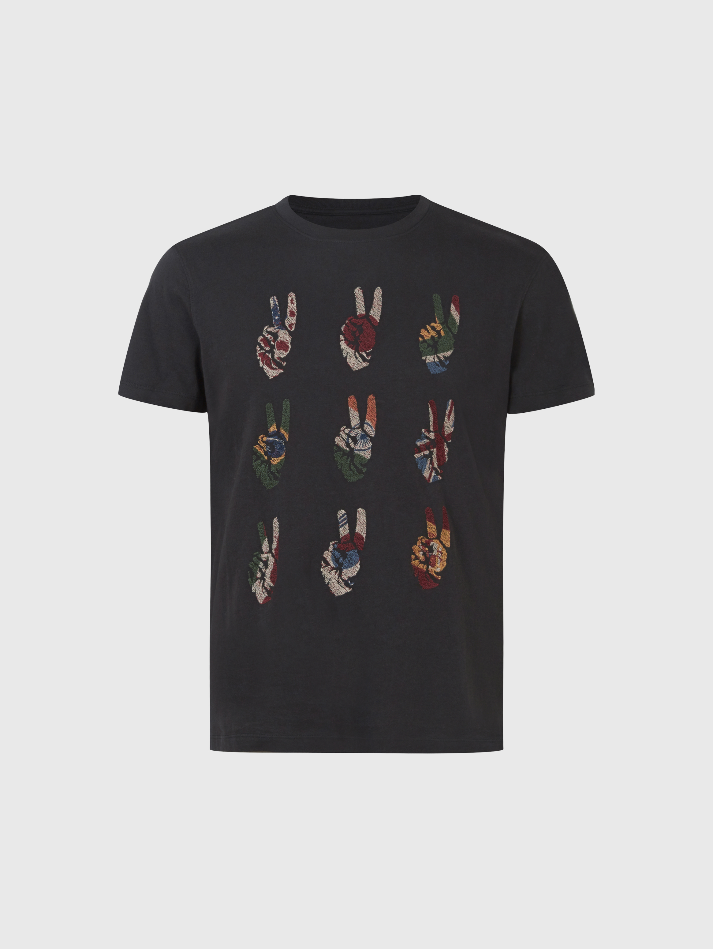 Image of MULTI PEACE HAND TEE