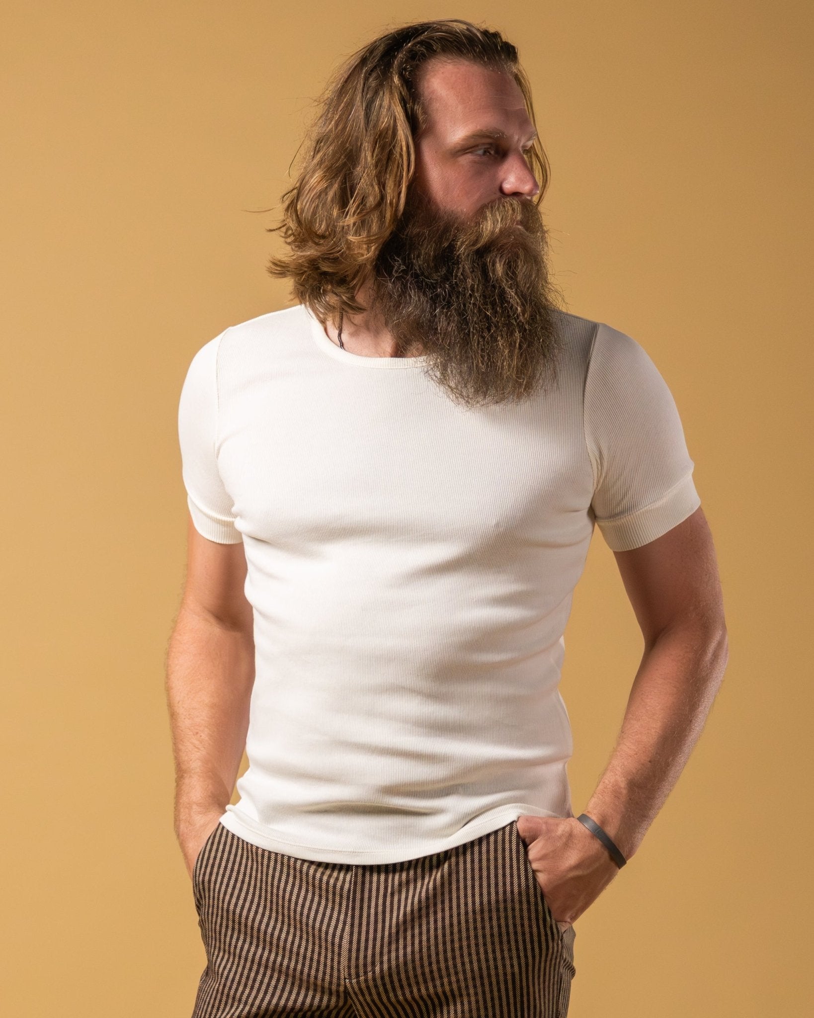 Image of The Syros Fitted Tee - Shell
