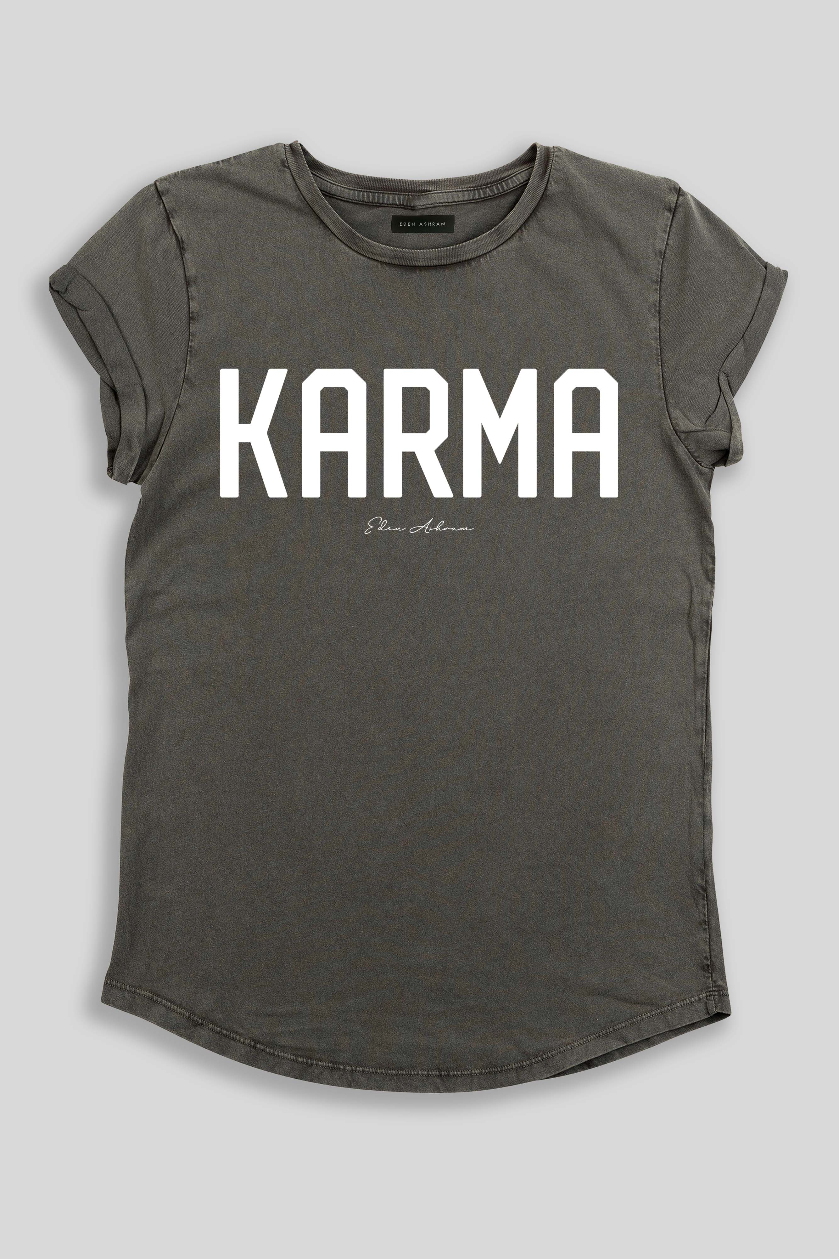 Image of KARMA Premium Rolled Sleeve T-Shirt