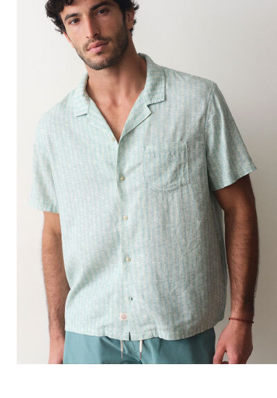 Pablo Tencel Linen Resort Shirt