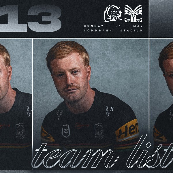 NRL Team List: Round 13