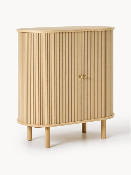 Credenza bar con frontale millerighe Calary