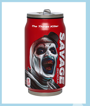 Art the Clown Savage Soda Reusable Can 12 oz. - Terrifier
