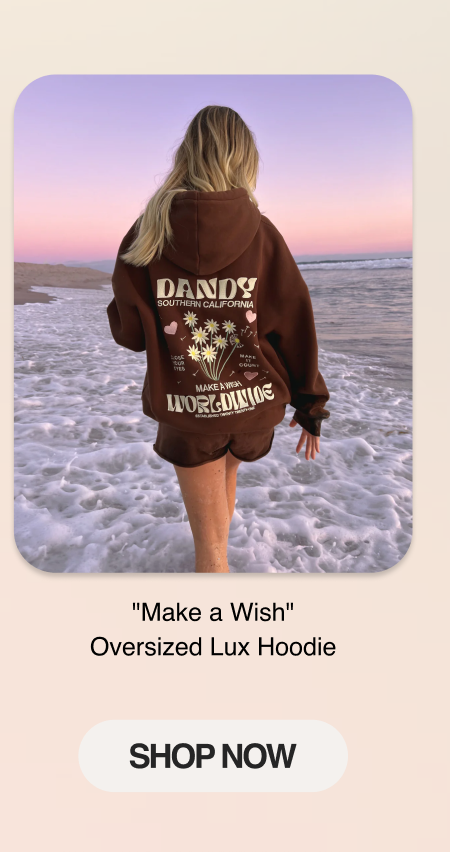 "Make a Wish" Oversized Lux Hoodie