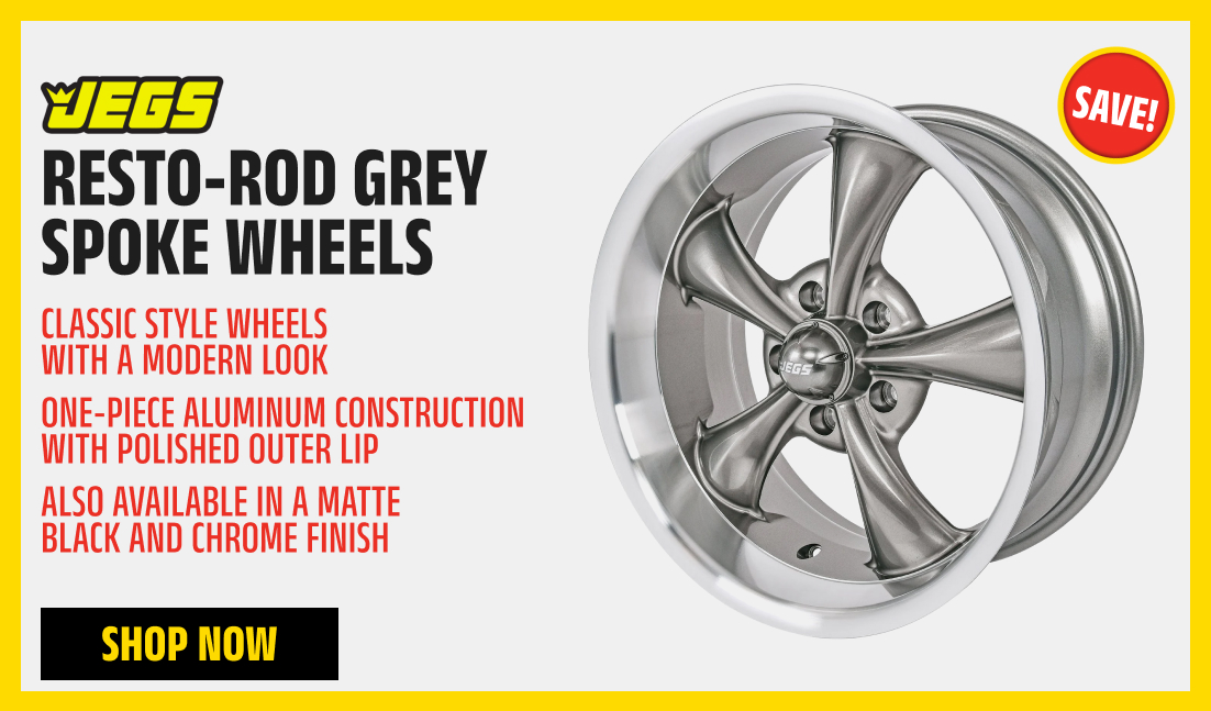 Resto-Rod Grey Spoke Wheels