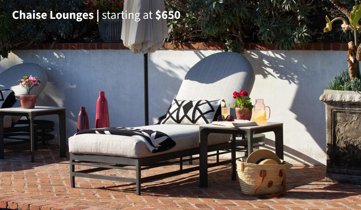 Chaise Lounges | starting at $650