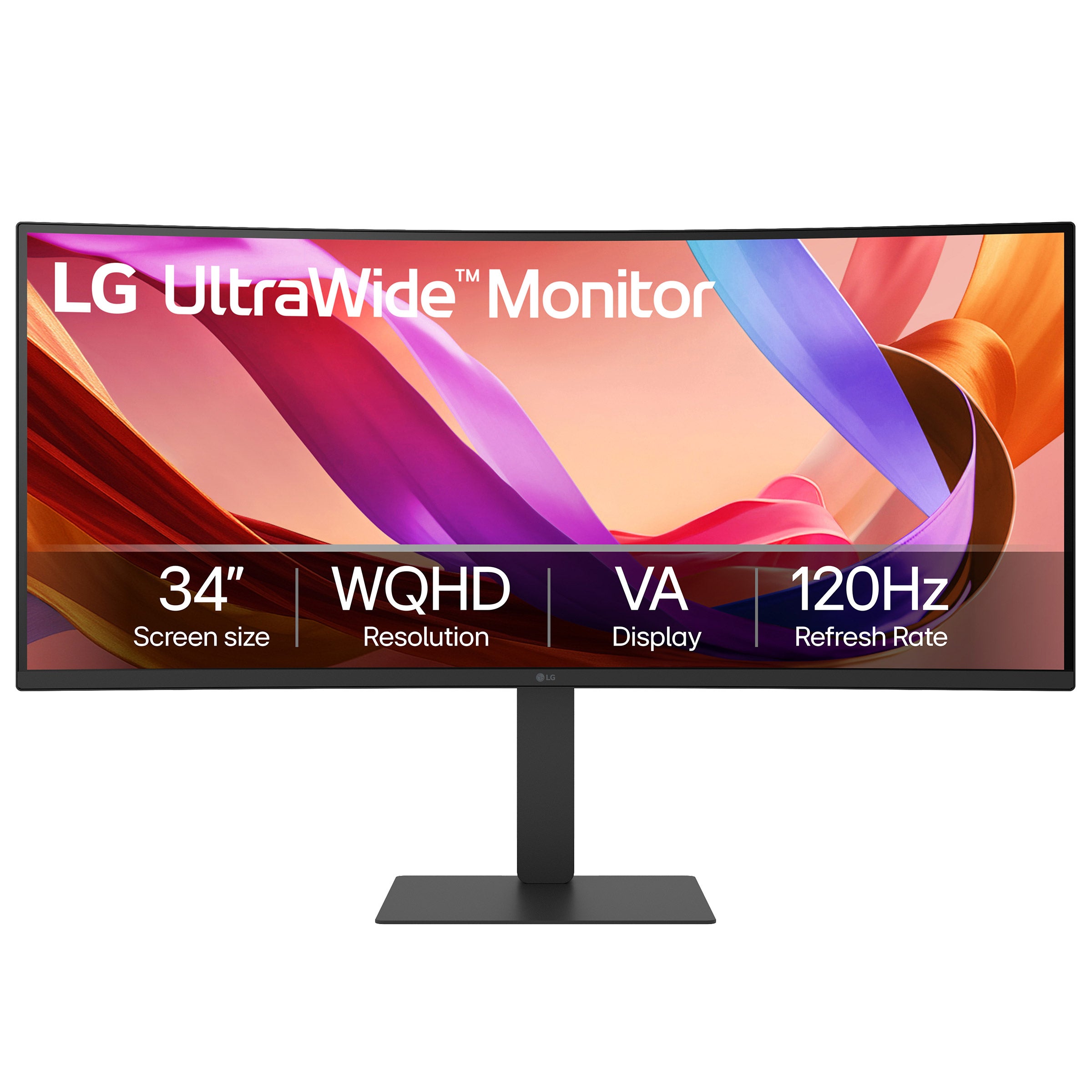 LG 34-inch WQHD 120Hz Curved Ultrawide Monitor