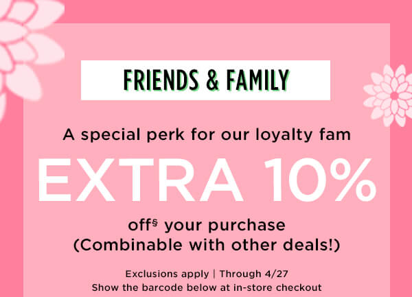 Extra 10% Off