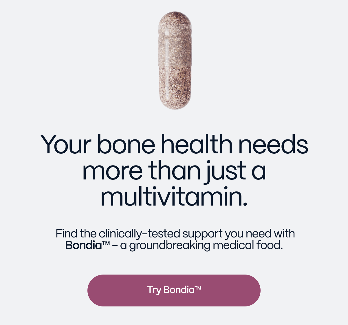 Your bone health needs more than just a multivitamin