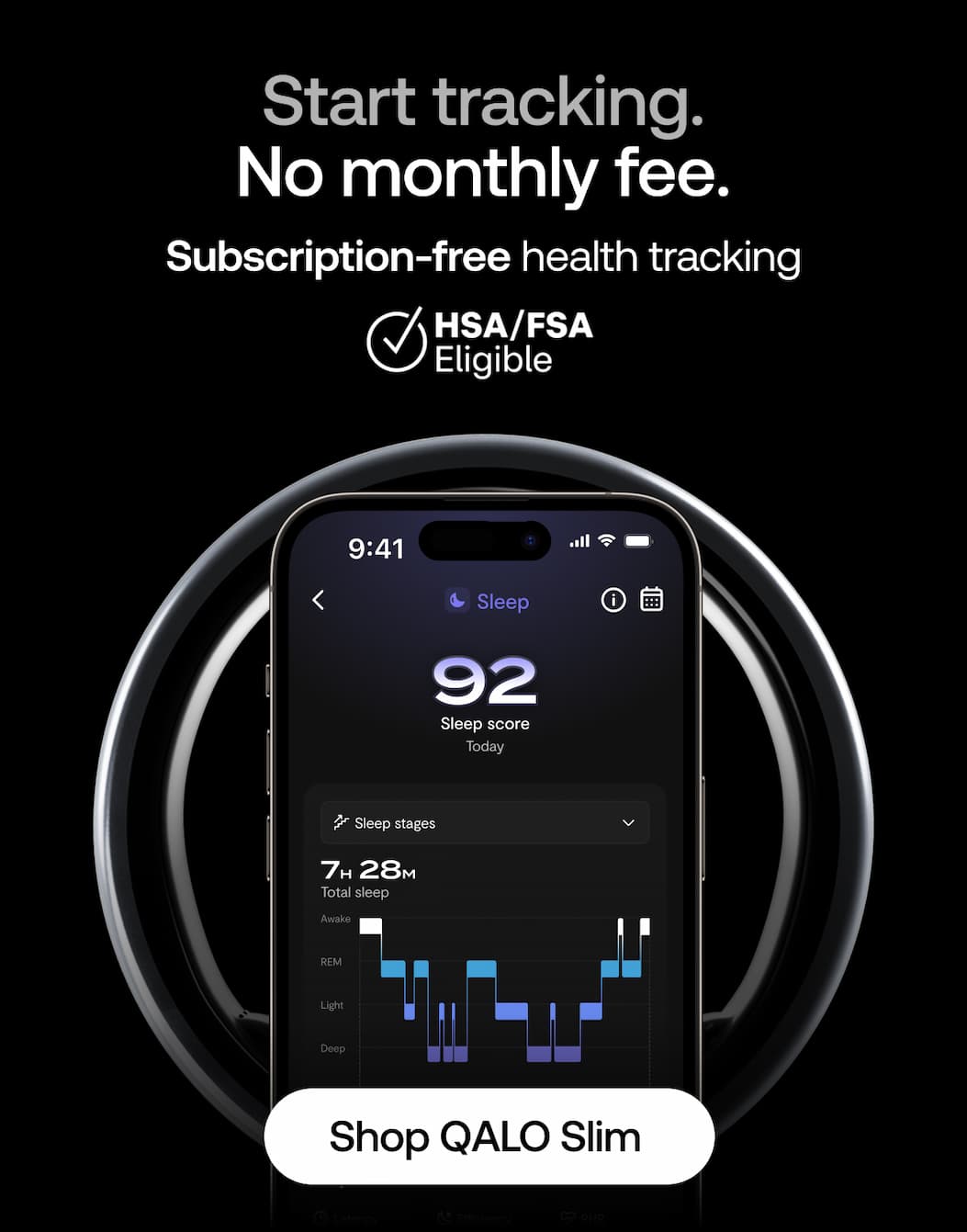 Start tracking. No monthly fee.
