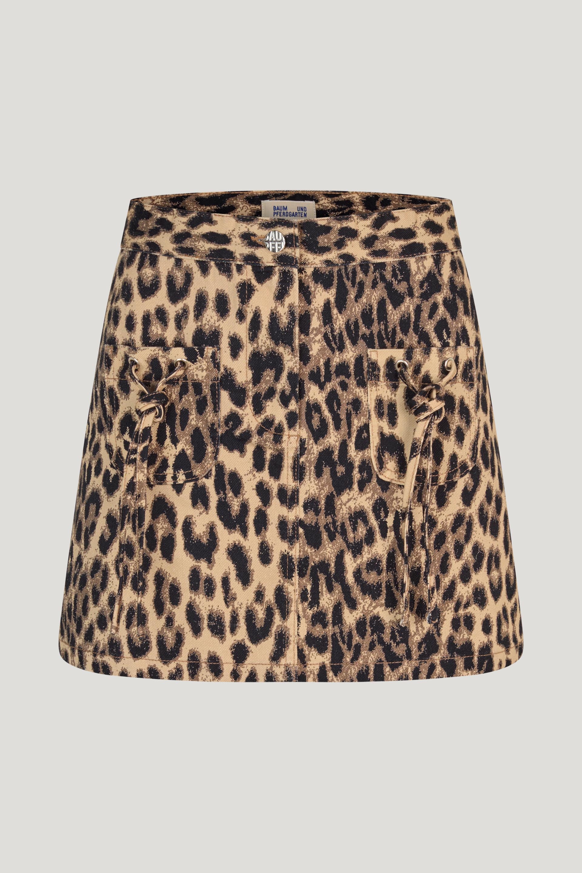 Image of SAIMA SKIRT | Brown Baum Leopard