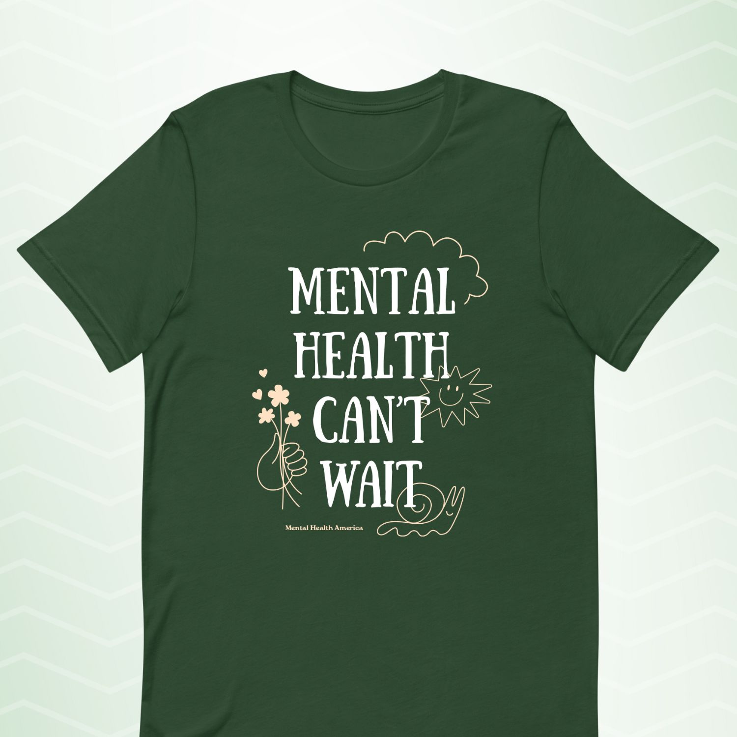 Mental Health Can't Wait Tee
