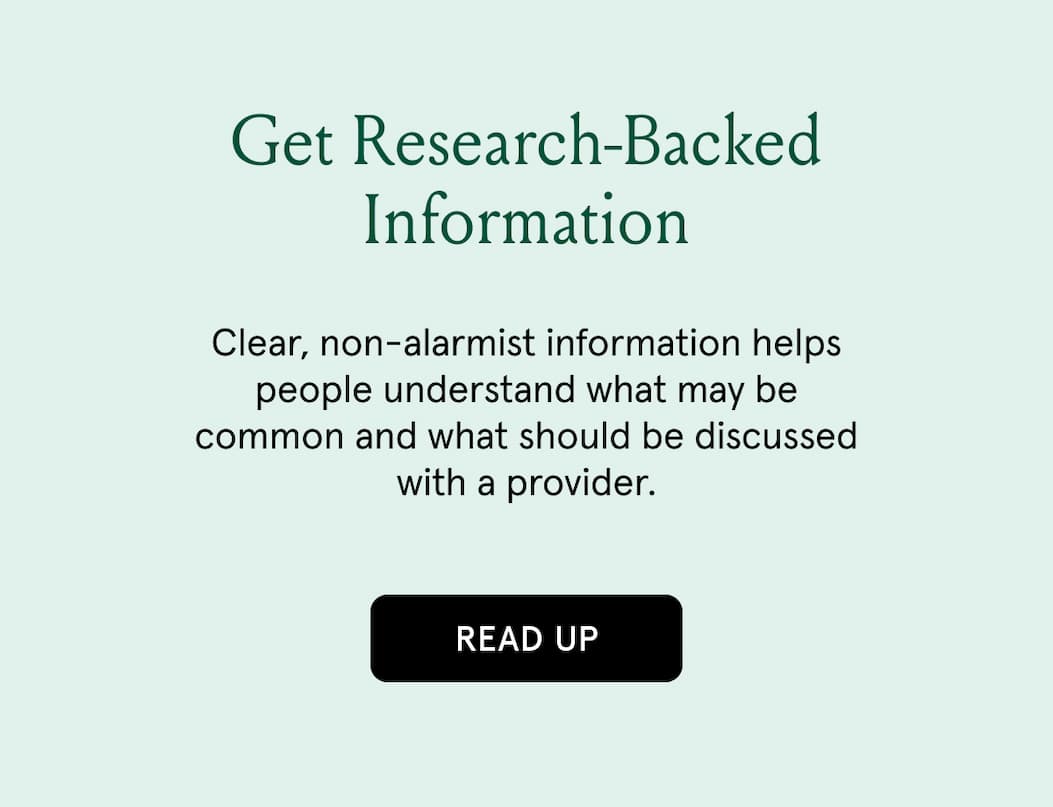 Get Research-Backed Information