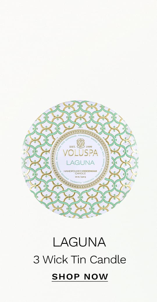 Laguna 3 Wick Tin Candle